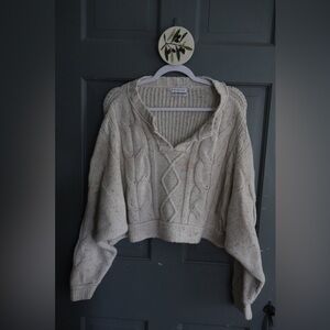 Cozy Cream Cable Knit Sweater